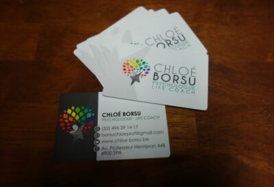 CARTE DE VISITE LIEGE BOGRAPHIK CREATION IMPRESSION BORSU