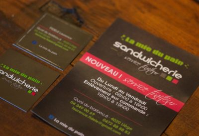 IMPRESSION FLYERS LIEGE BOGRAPHIK LA MIE DU PAIN