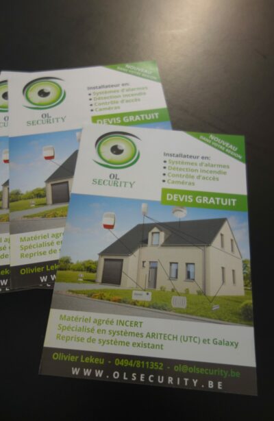 IMPRESSION FLYERS LIEGE BOGRAPHIK OL SECURITY