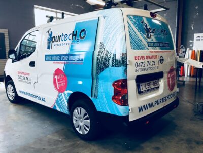 Pure-tech-lettrage-camionnette