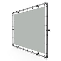 Cadre Enseigne Mural Droite persp + Bache - 800x800 Cadre Enseigne Mural Droite persp + Bache - 800x800
