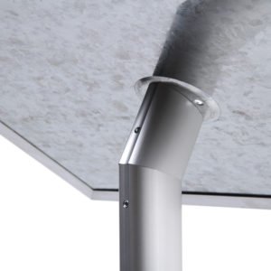 PORTE MENU INCLINÉ SUR PIED A4