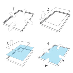 CADRE CLIC-CLAC PROFIL 25MM