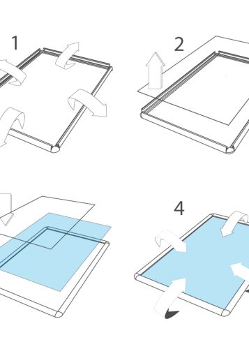 CADRE CLIC-CLAC PROFIL 25MM
