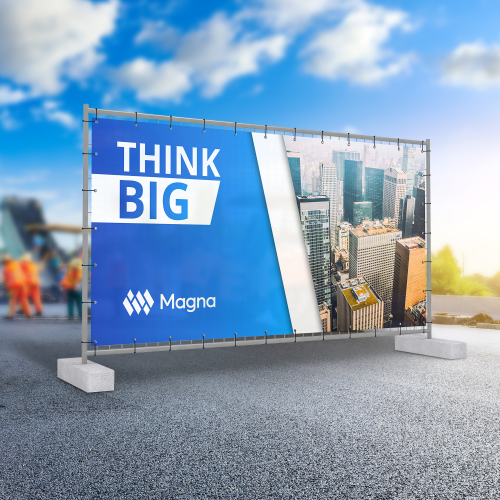 Banderoles de barrière de chantier