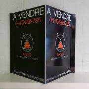 Panneaux immobiliers alvéolaire